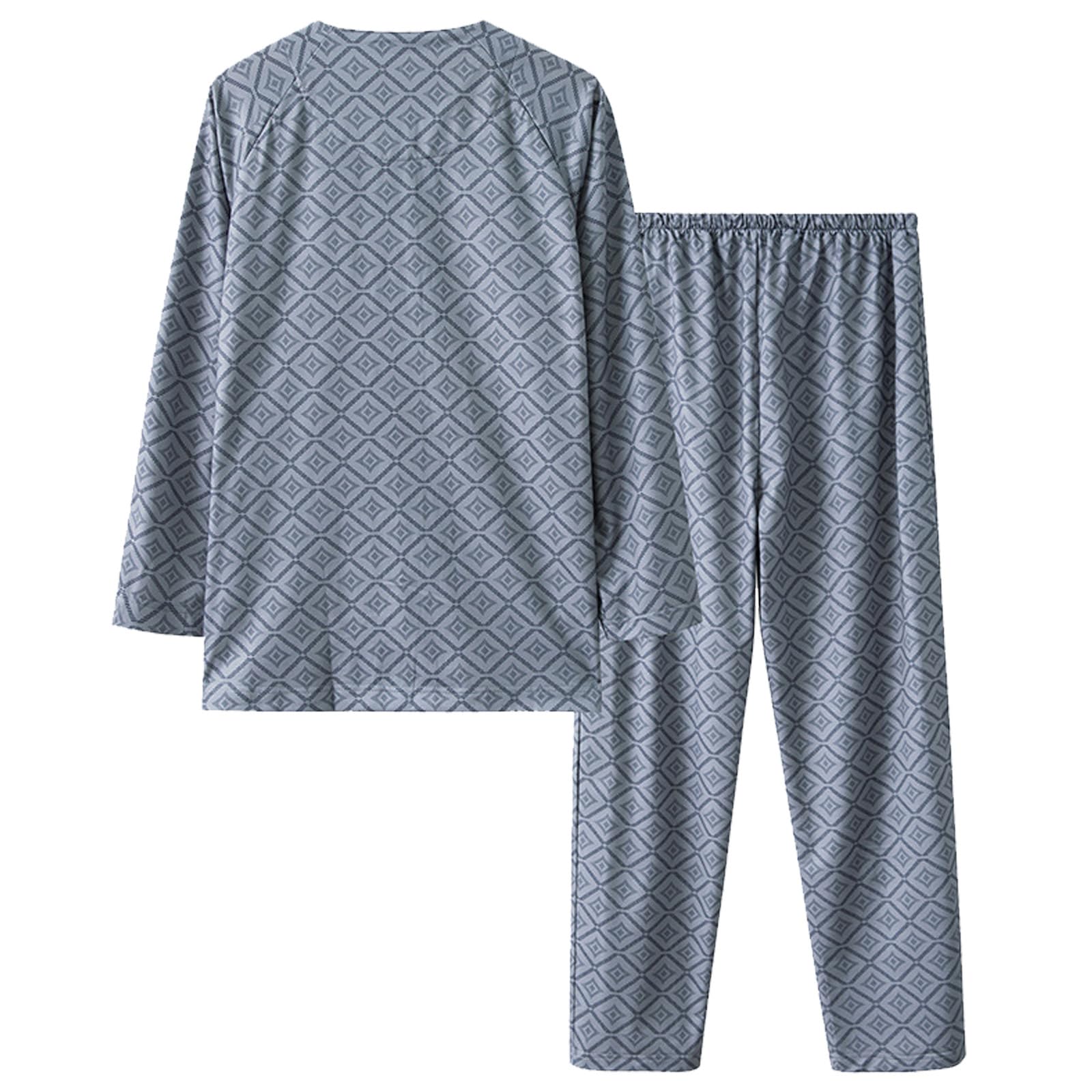 Bedridden Patient Kleidung, Krankenpflege Kleidung Einfach Zu Tragen Und Nehmen Sie Aus Patientenkleidung, Ältere Warme Heimkleidung,Grey a,3XL