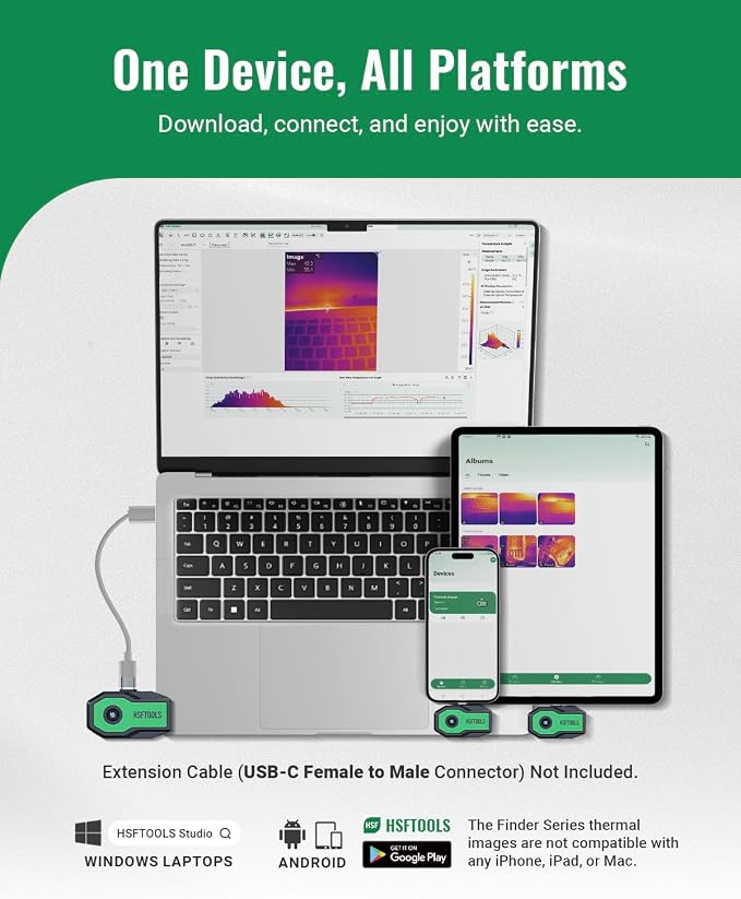 Cámara térmica Finder S2 para Android 512x384 miniatura 5