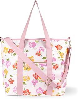 Large Capacity Insulated Cooler Tote Bag, Soft Sided Portable Beach Cooler with Shoulder Strap