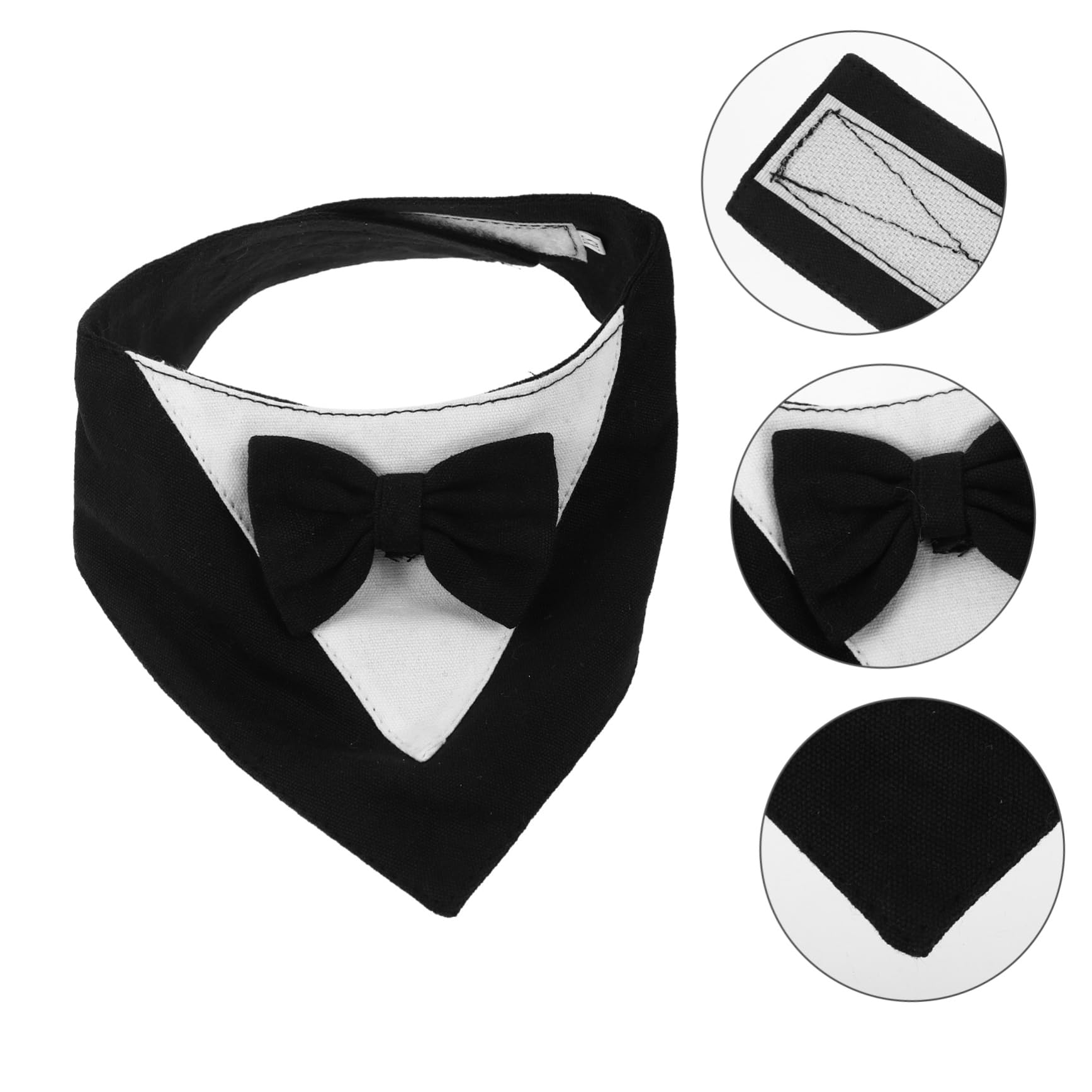 POPETPOP 5 Collares Grandes para Perro Pajarita Bandana Bufanda para Perros Accesorio De Moda para Mascotas
