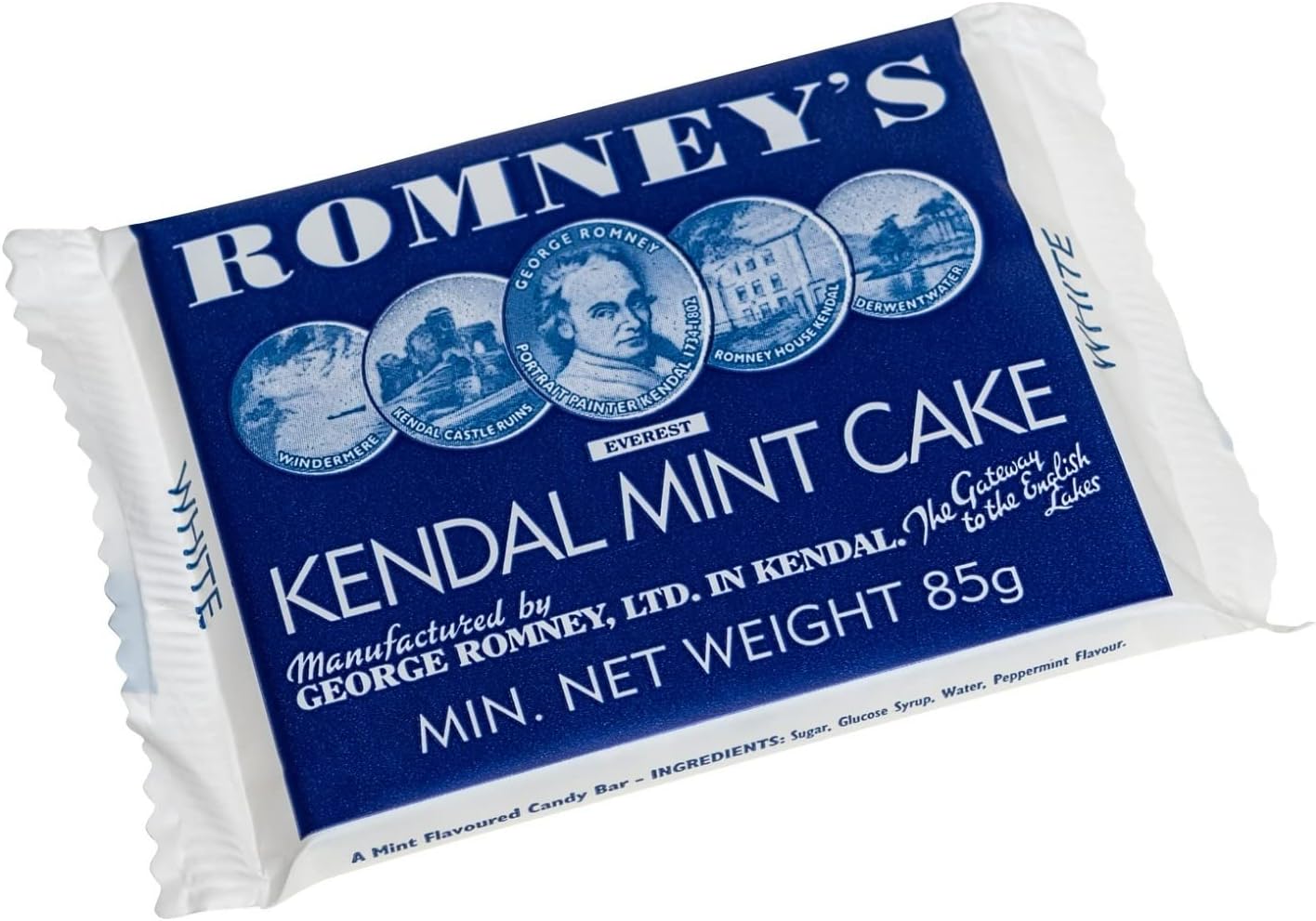Romney's of Kendal Mint Cake 3 oz / 85g Pack of 40