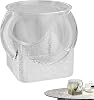 Aquariums Fish Bowls - Clear Aquarium Fish Tank - Floral Container for Home Bedroom Children's Room Bathroom Desk Workplace Dorm