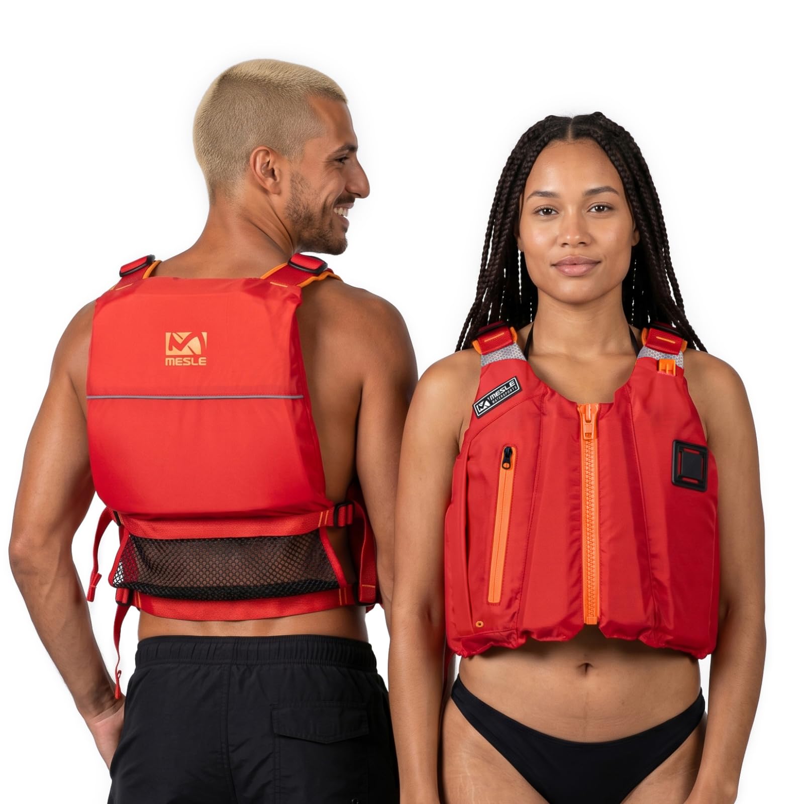 MESLE Kajak & SUP Schwimmweste Ara Mesh 50N Unisex 50–120 kg – High-Back Design, mit Tasche & Handyhülle | Leichte Schwimmhilfe Herren/Damen für Paddeln, Rudern, Segeln, Angeln & Wassersport