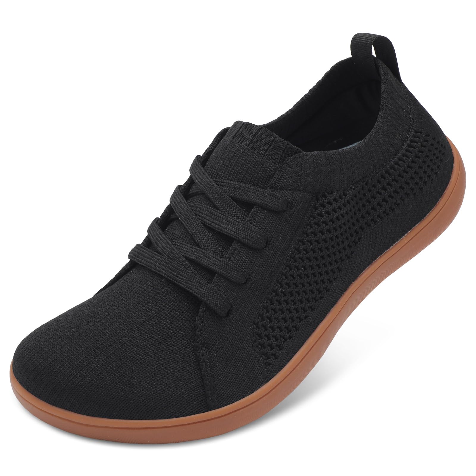 JOINFREE Mens Wide Toe Barefoot Shoes Minimalist Walking Shoes Zero Drop Mesh Workout Sneakers Breathable Casual Running Shoes