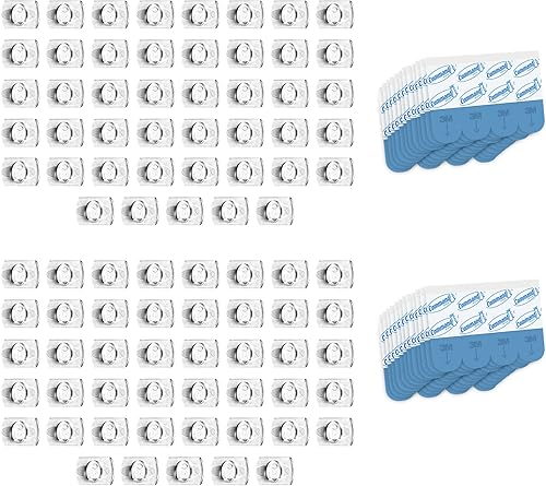 Miniatura 9 de Command Mini clips de luz para interiores, clips de luz colgantes de Navidad sin daños, mini clips de pared para colgar decoraciones navideñas en