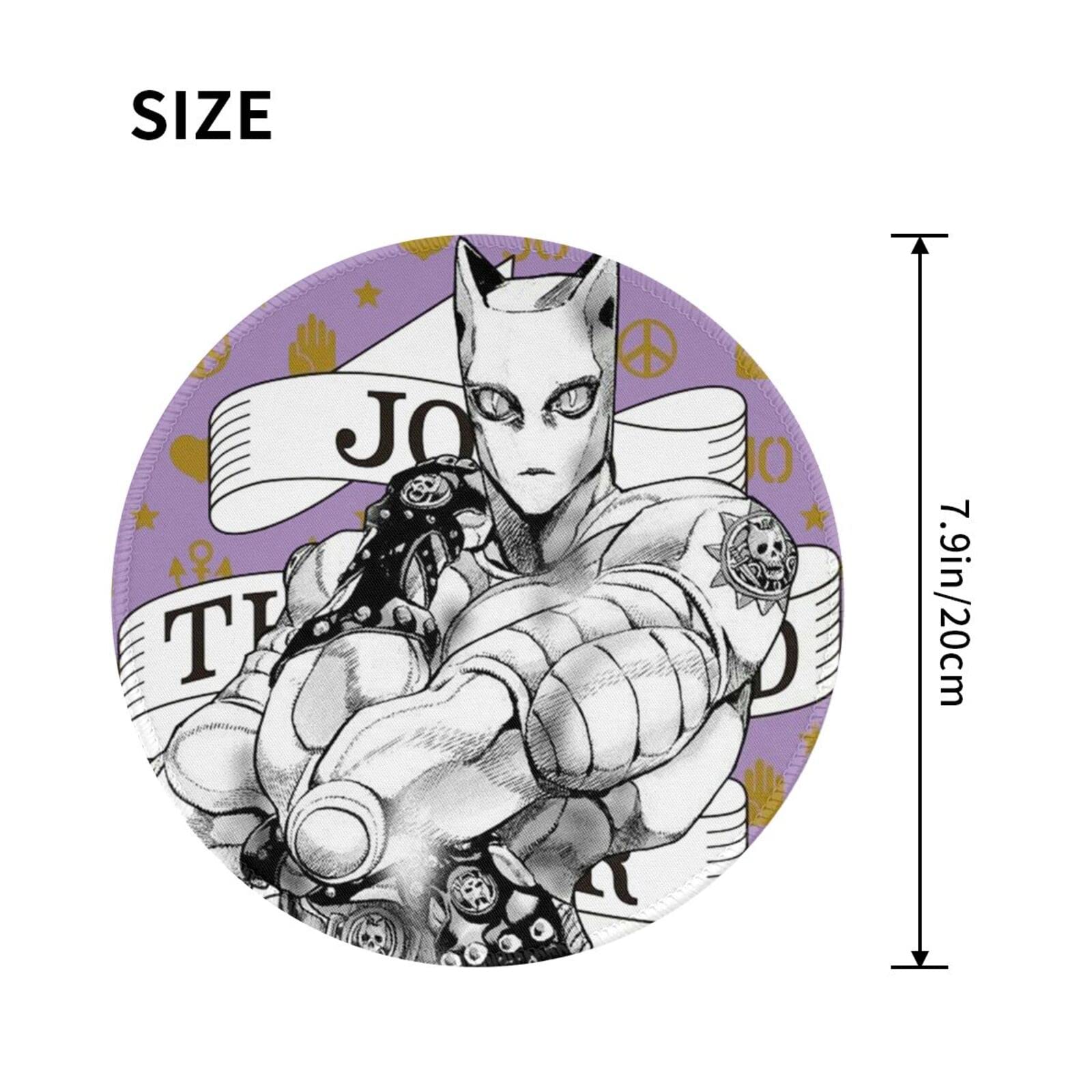 Amazon.co.jp: ジョジョの奇妙な冒険 丸形かわいい マウスパッド
