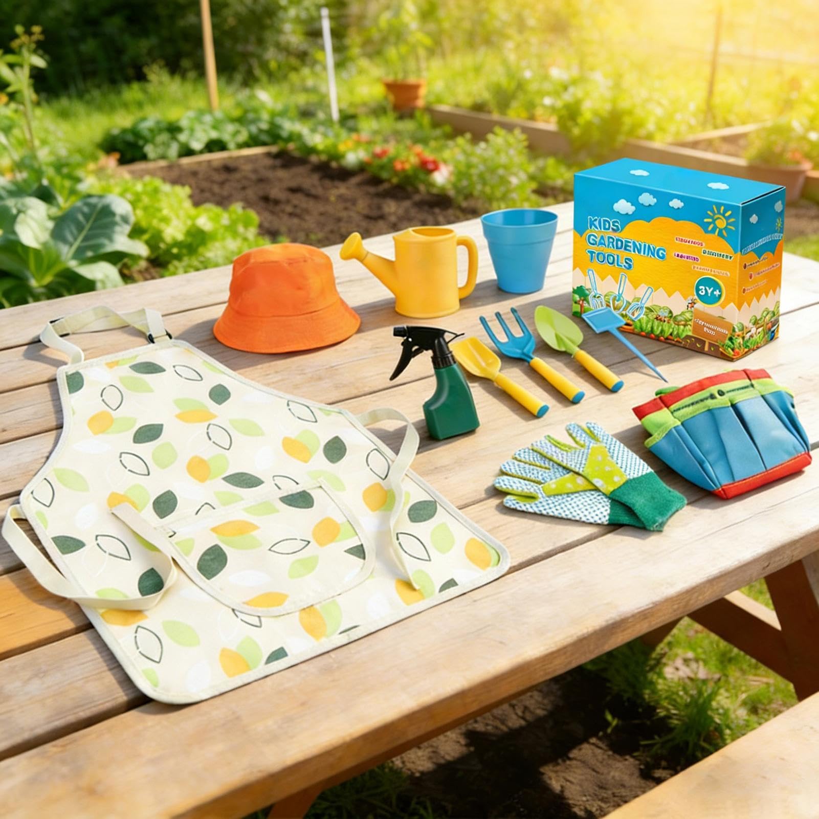 Outils de Jardinage pour Arrosoir et Râteau