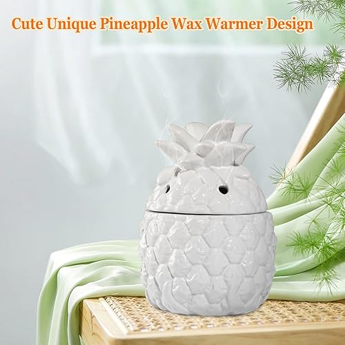 Miniatura 2 de STAR MOON - Calentador de cerámica eléctrico para derretir cera, quemador de cera aromatizante, cubos de cera perfumados, sin llama, sin humo, sin