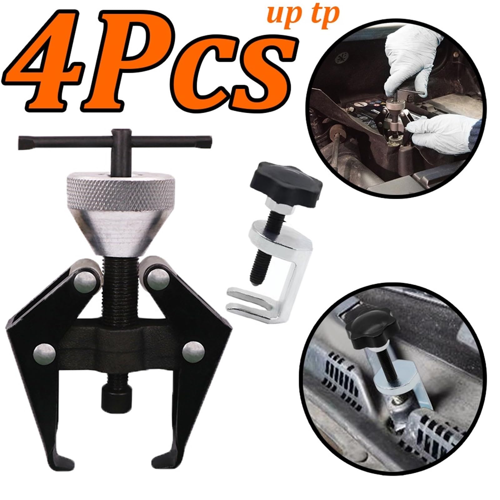 Parti dello Strumento di Riparazione dell'estrattore del Rullo rimozione Parabrezza Cuscinetto Braccio tergicristallo dell'auto 1-4 Pezzi(A 4Pcs)
