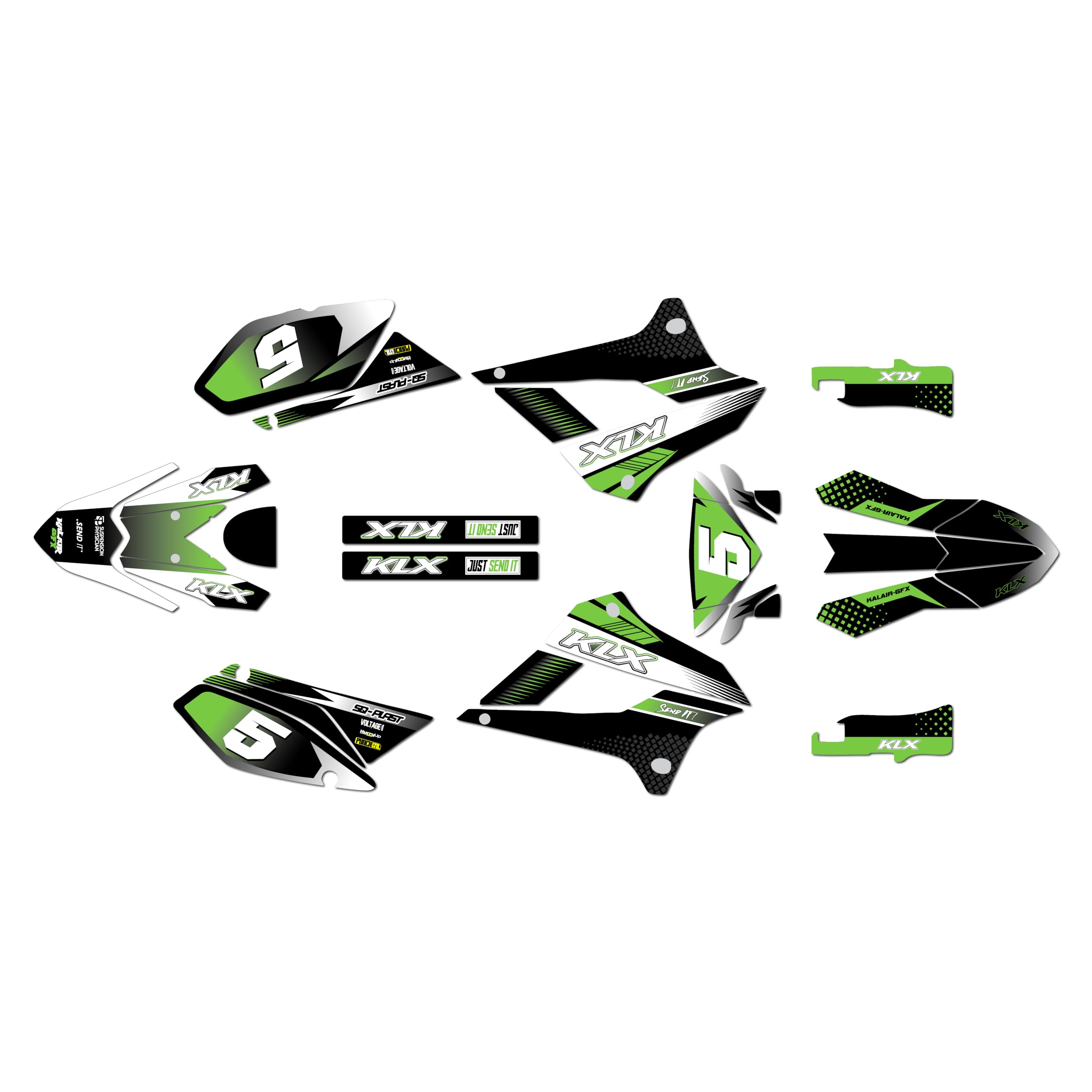 Amazon.com: Kalair GFX Graphics Kit for Kawasaki KLX300SM (2021