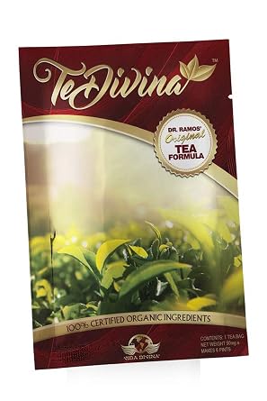 Te Divina | Slimming Detox Tea for 7 days | Herbal Tea for Weight Management, Belly Fat & Colon Cleanse | Bloating Relief, Energy & Digestion | Siberian Chaga, Ganoderma, Chamomile, Ginger | Te Herbal Para Bajar de Peso Rapido