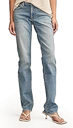 Lucky Brand Womens Mid Rise Sweet Straight Jeans