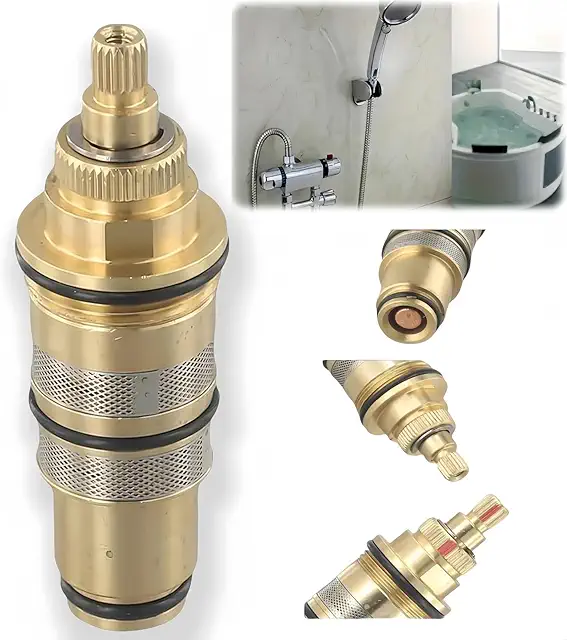 Cartuccia termostatica doccia Br-Ass in oro - Controllo temperatura costante