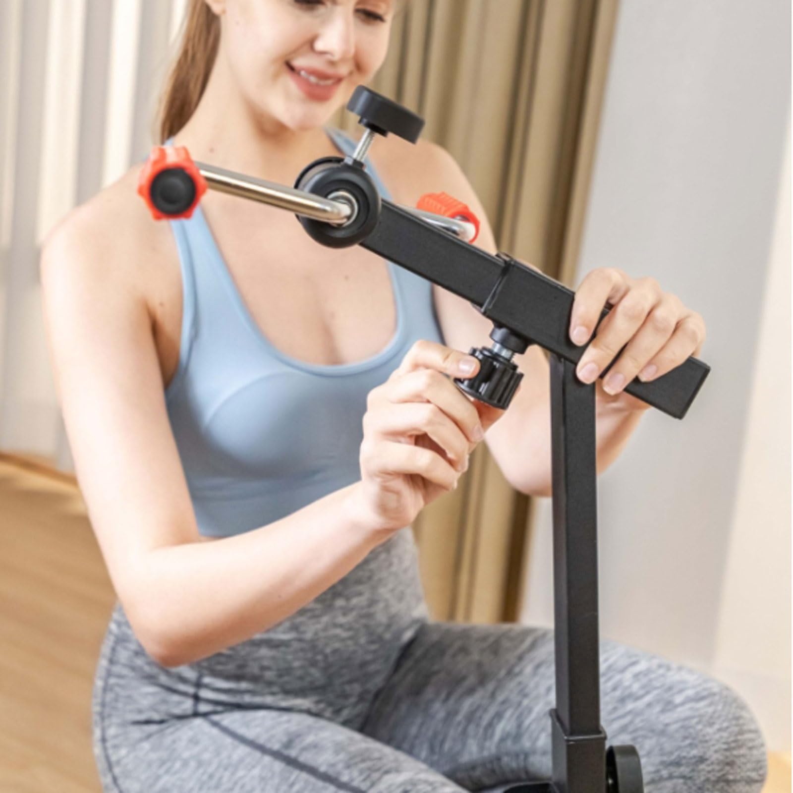 Leggero Cyclette a pedali for anziani emiplegici | For attrezzature fitness regolabili for mano, braccio, gamba e ginocchio