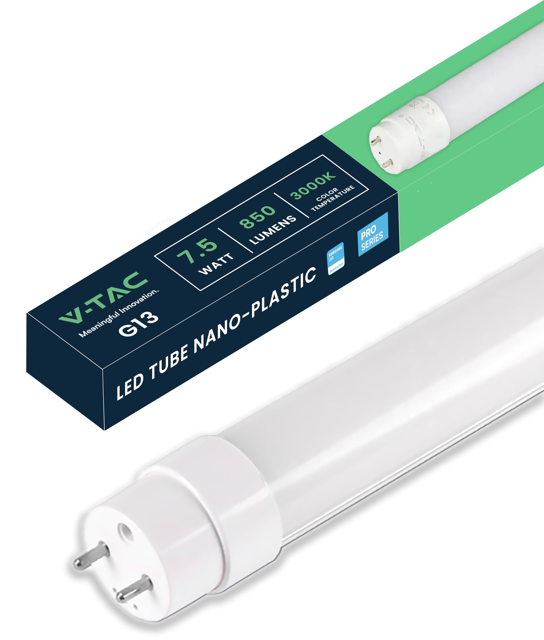 HOFTRONIC Tube LED T8 60cm - 9W 990 Lumen Blanc Neutre 4000K - Remplace Neon Sans Scintillement - Garantie 3 Ans