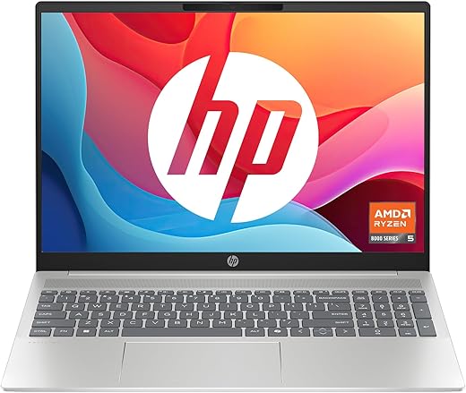 HP Pavilion, AMD Ryzen 5 8540U, 16GB LPDDR5, 512GB SSD, (Win 11, Office 21, Silver, 1.79kg), IPS, Anti-glare, 16-inch(40.6cm), WUXGA Laptop, AMD…