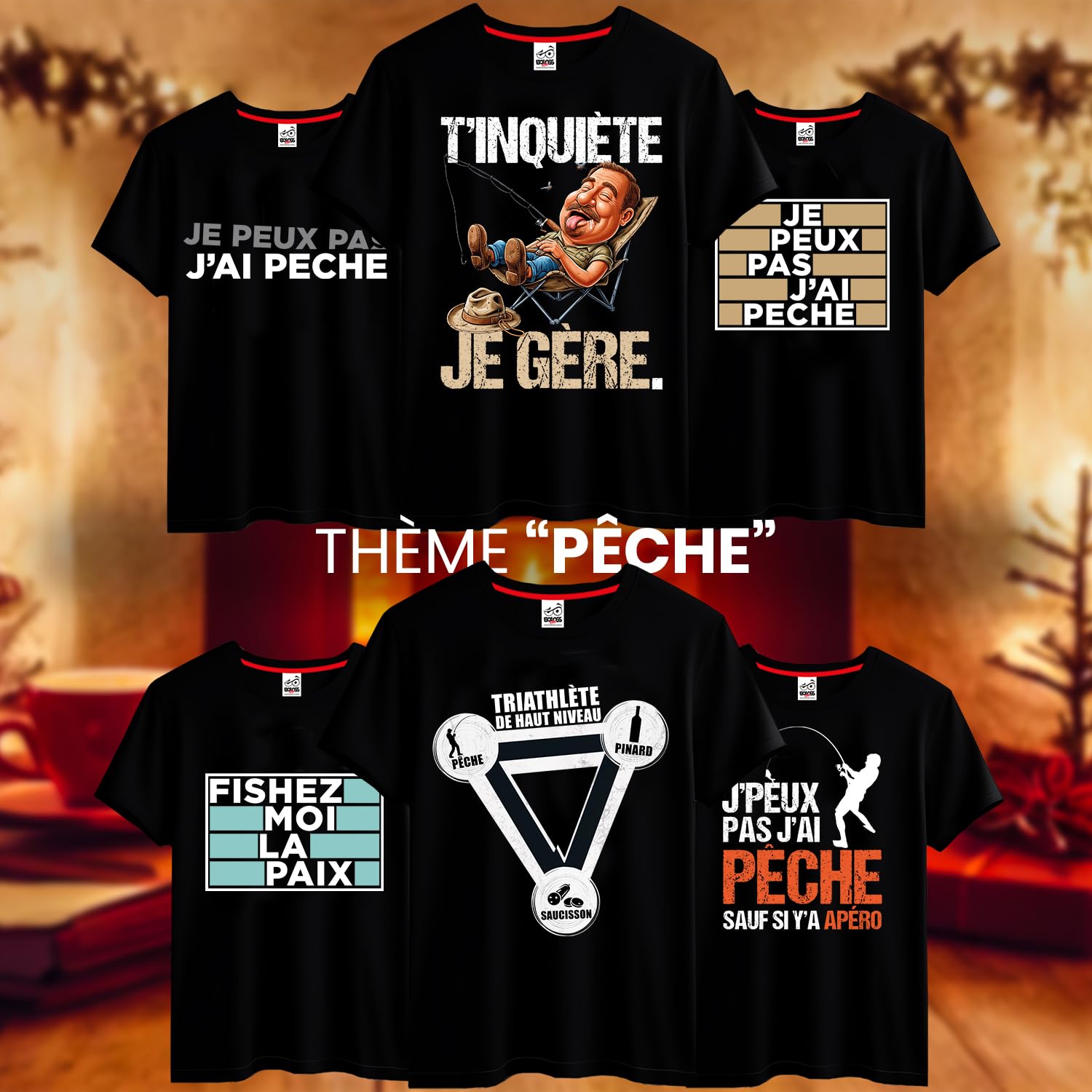 BOLOSS - T-Shirt Humour Papa Homme, Cadeau Cadeau Noël Papa, Fête des pères, Cadeau Homme Noël Anniversaire, Tee Shirt Blague, Drôle, Comique