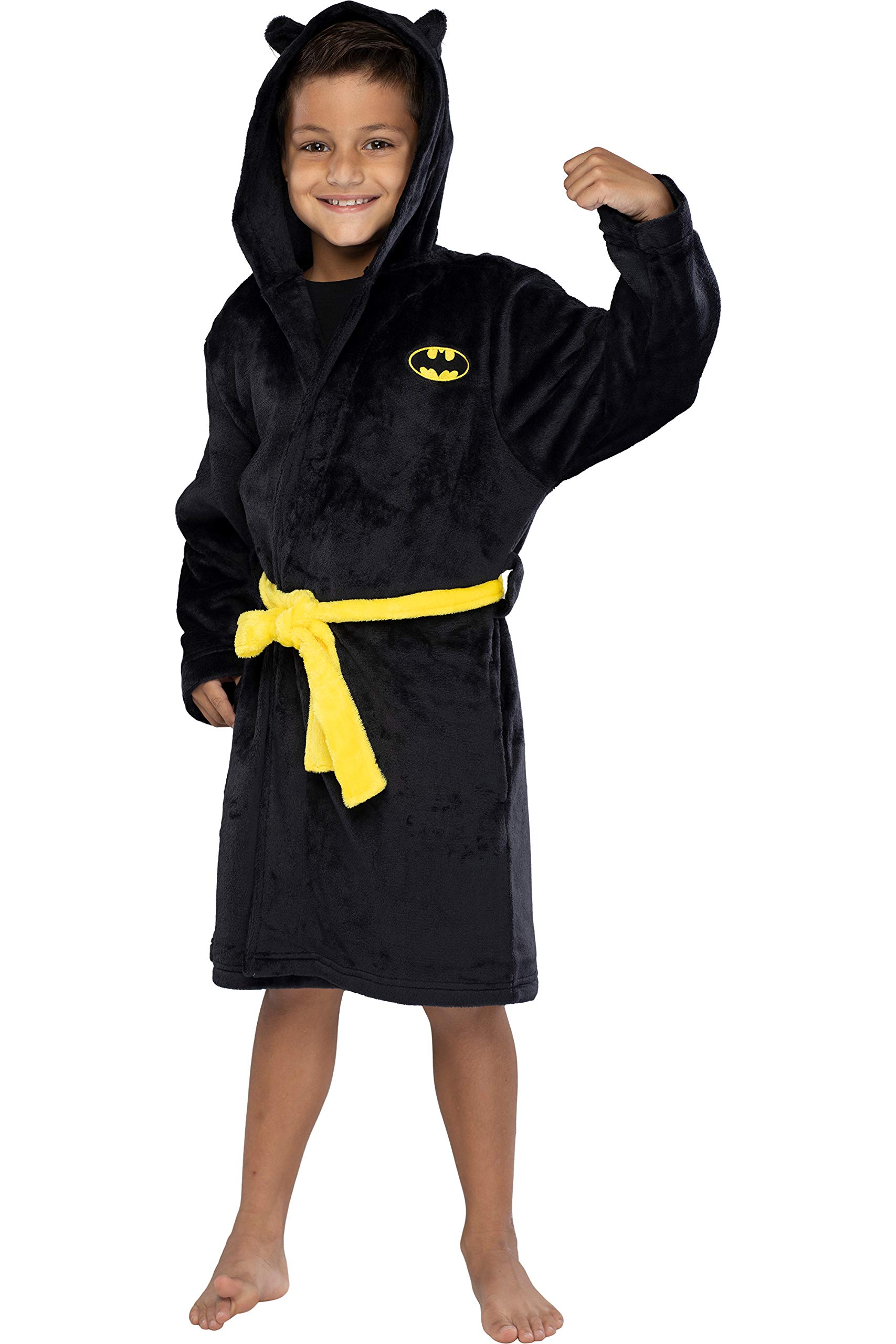 Snapklik.com : INTIMO DC Comics Boys Batman Plush Fleece Hooded Costume ...