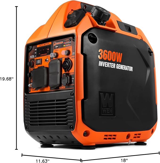 WEN DF360iX Dual Fuel Portable Inverter Generator