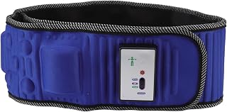 FOLOSAFENAR Heated Waist Massage Belt, Oval Rocking Motion Waist Heating Pad Relieve Muscle Fatigue for Office