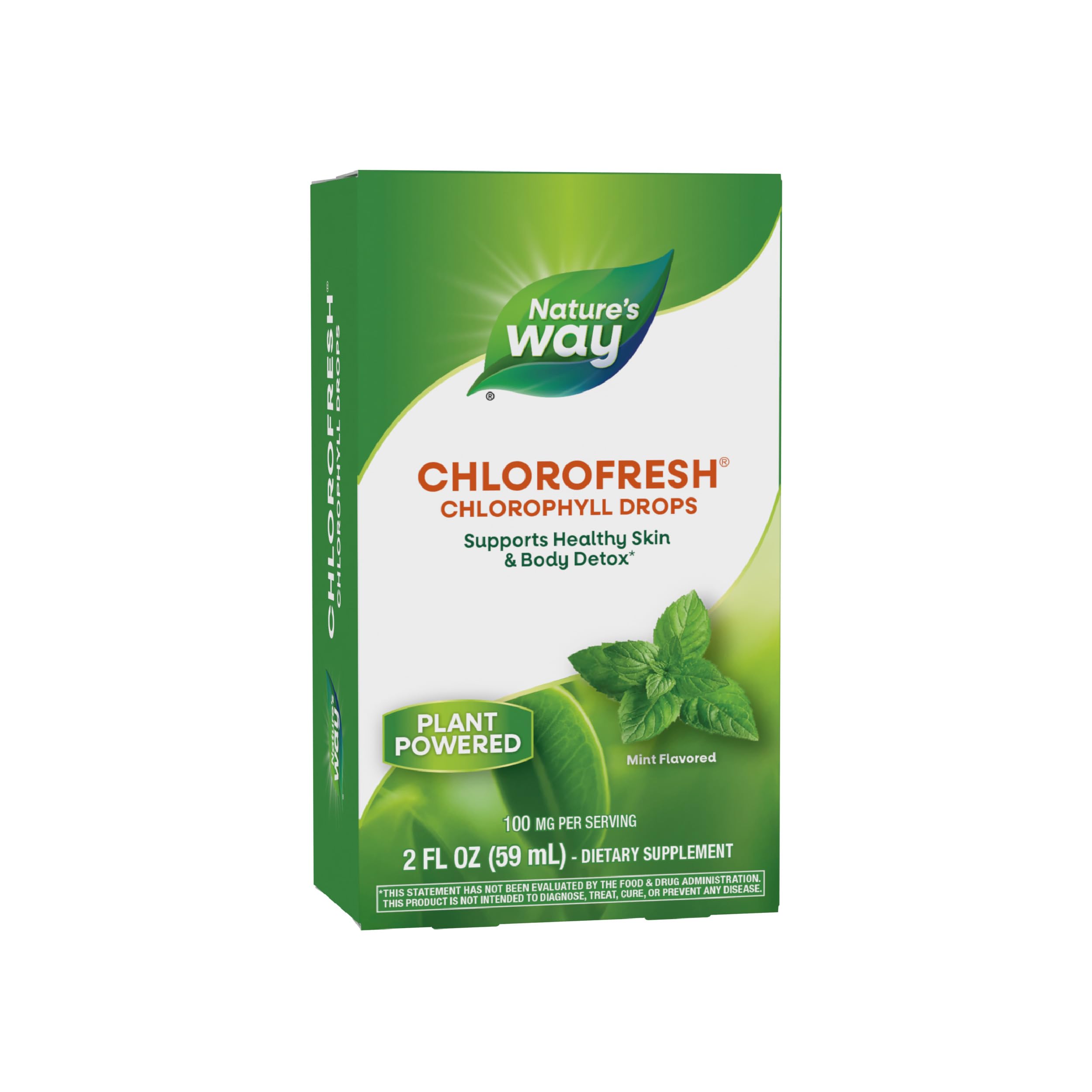 Nature's Way Chlorofresh Chlorophyll Drops, Mint Flavored, 2 Fl Oz