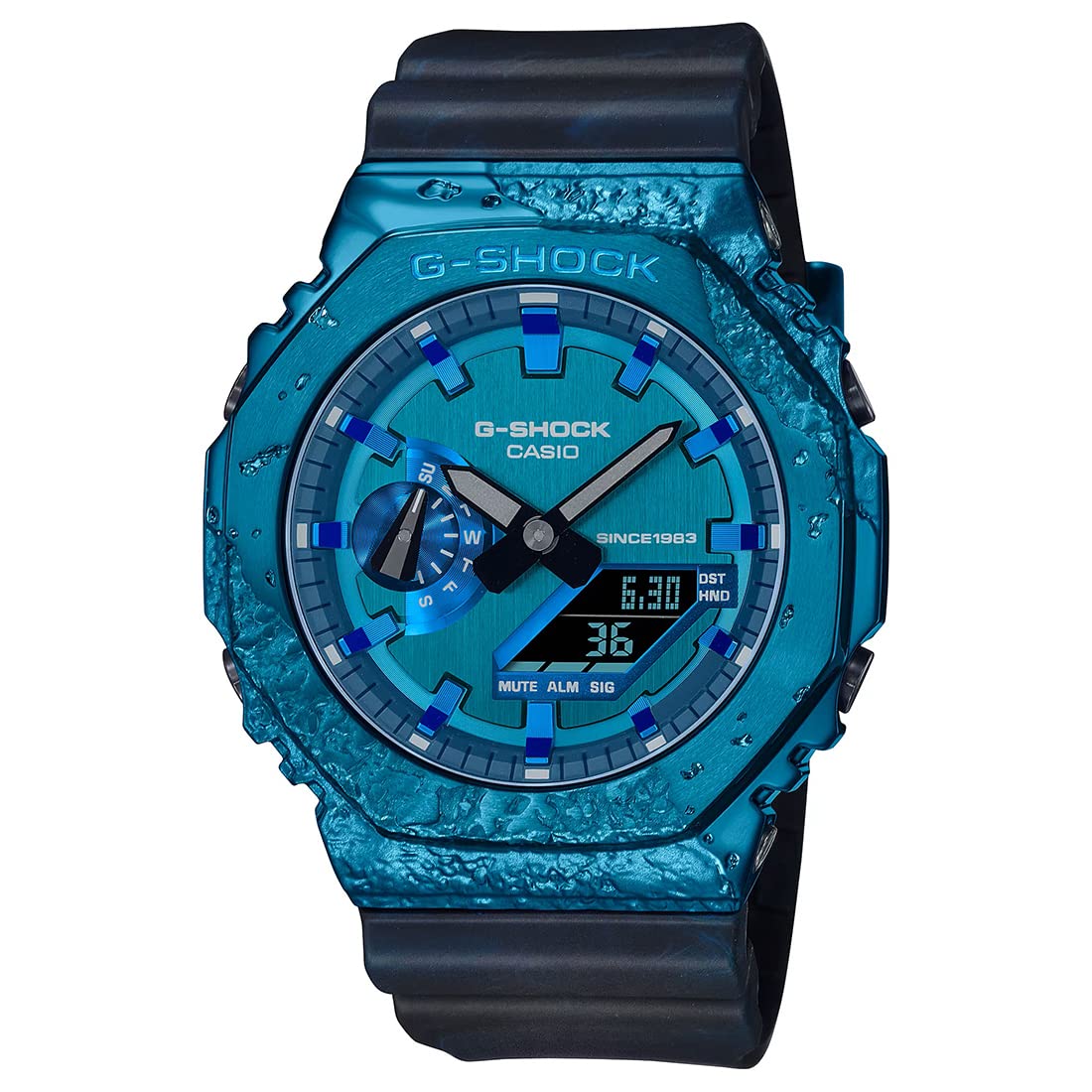 Casio G-Shock GM-2140GEM-2ADR Blue IP Blue Analog-Digital Dial Black Resin Strap Mens Watch Shock Resistant Limited Edition G1347 (B0BW43F4SG) Amazon Price History, Amazon Price Tracker