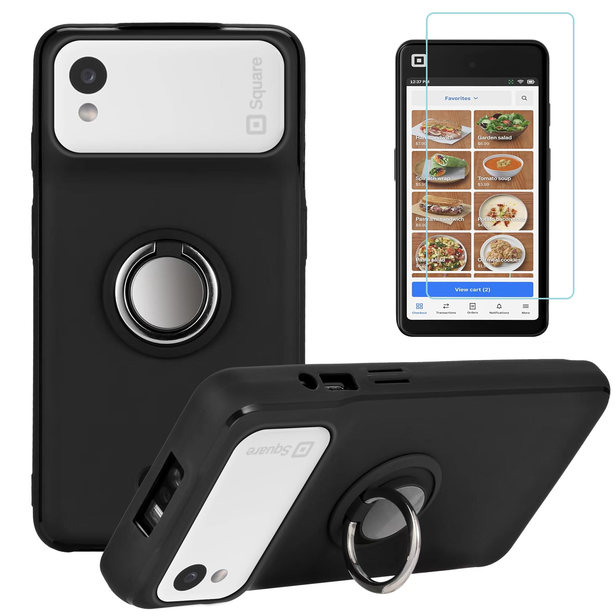 Amazon.com: 8Wireless Square Handheld Case and Screen Protector