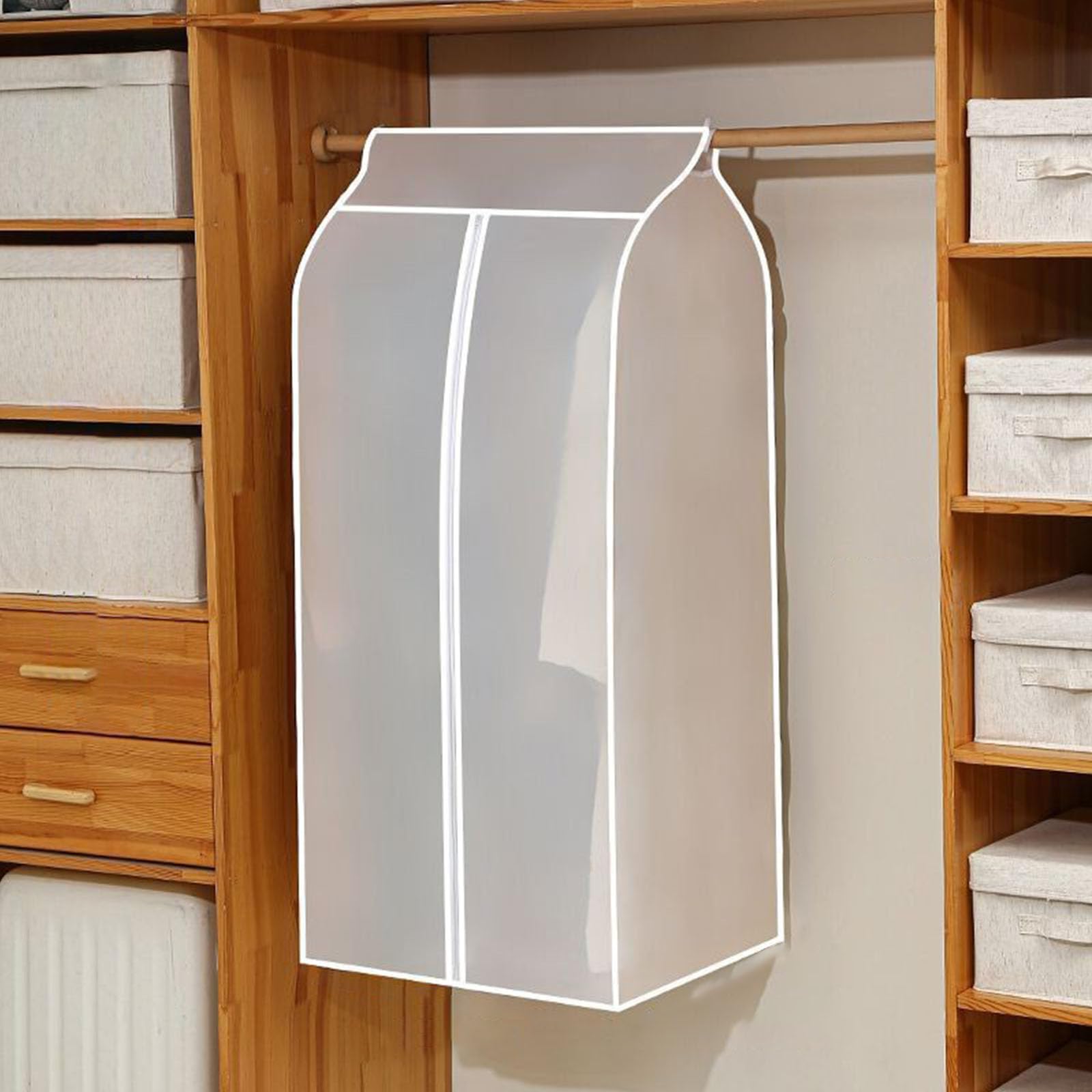 Clear Hanging Wardrobes Cover PEVA Materials Waterproof Garment Storage Bag for Clothes Protections Multiple Size Hanging Dustproof Clothes Protectors