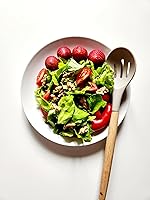 Vista 3 de Juego de utensilios de cocina de silicona antiadherente con soporte, mango de madera, utensilios de cocina de silicona.