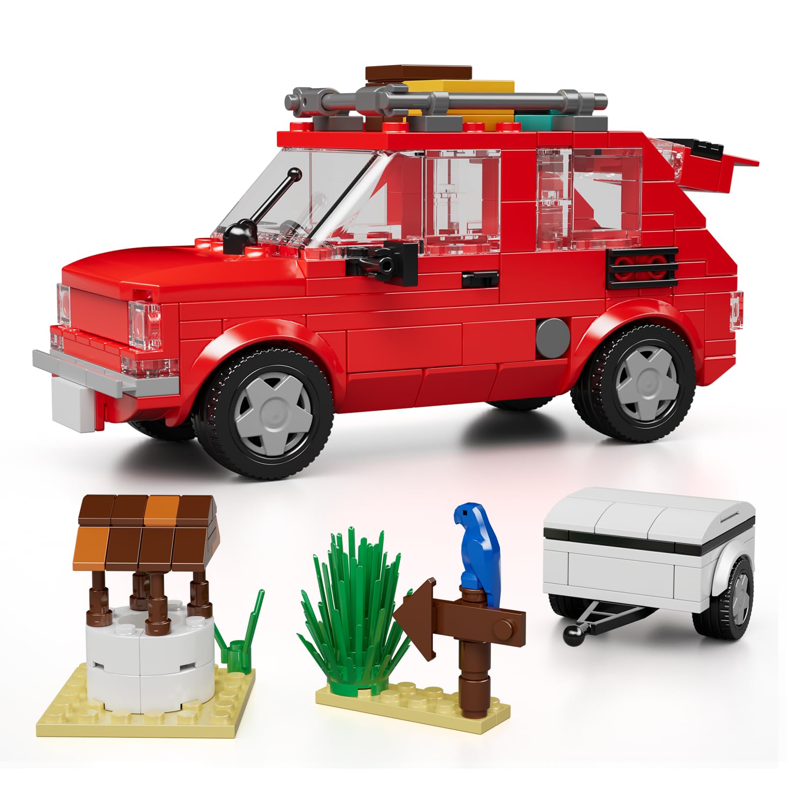 Mould King 24074 City Wohnmobil Spielzeug Klemmbausteine 126
