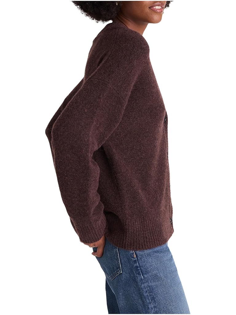 Brown Madewell Charm V-Neck Lauren Longer Cardigan