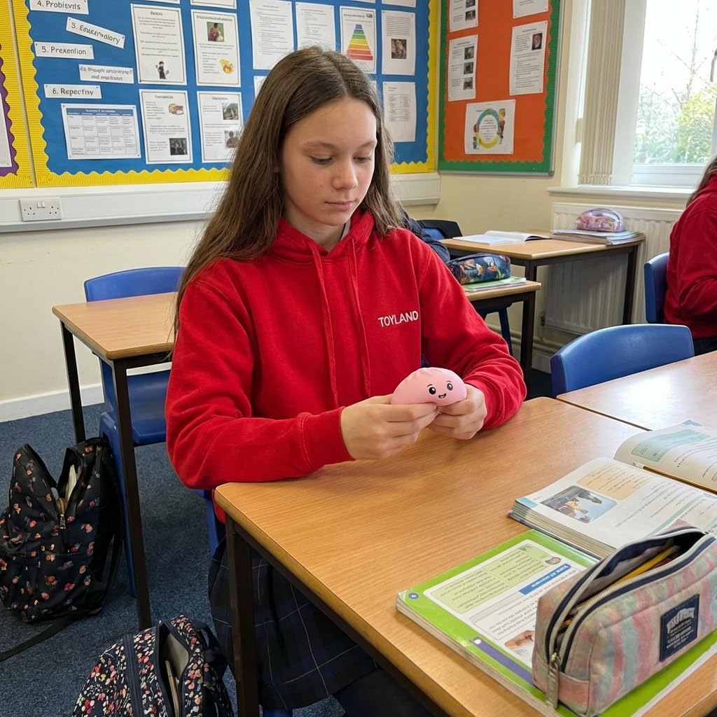 Toyland® Squishy Bao Dumpling Sensory Fidget Toy with Plastic Steamer Box - Squeeze Toys for Kids - 1 Chosen At Random - Ages 3+ — image 3