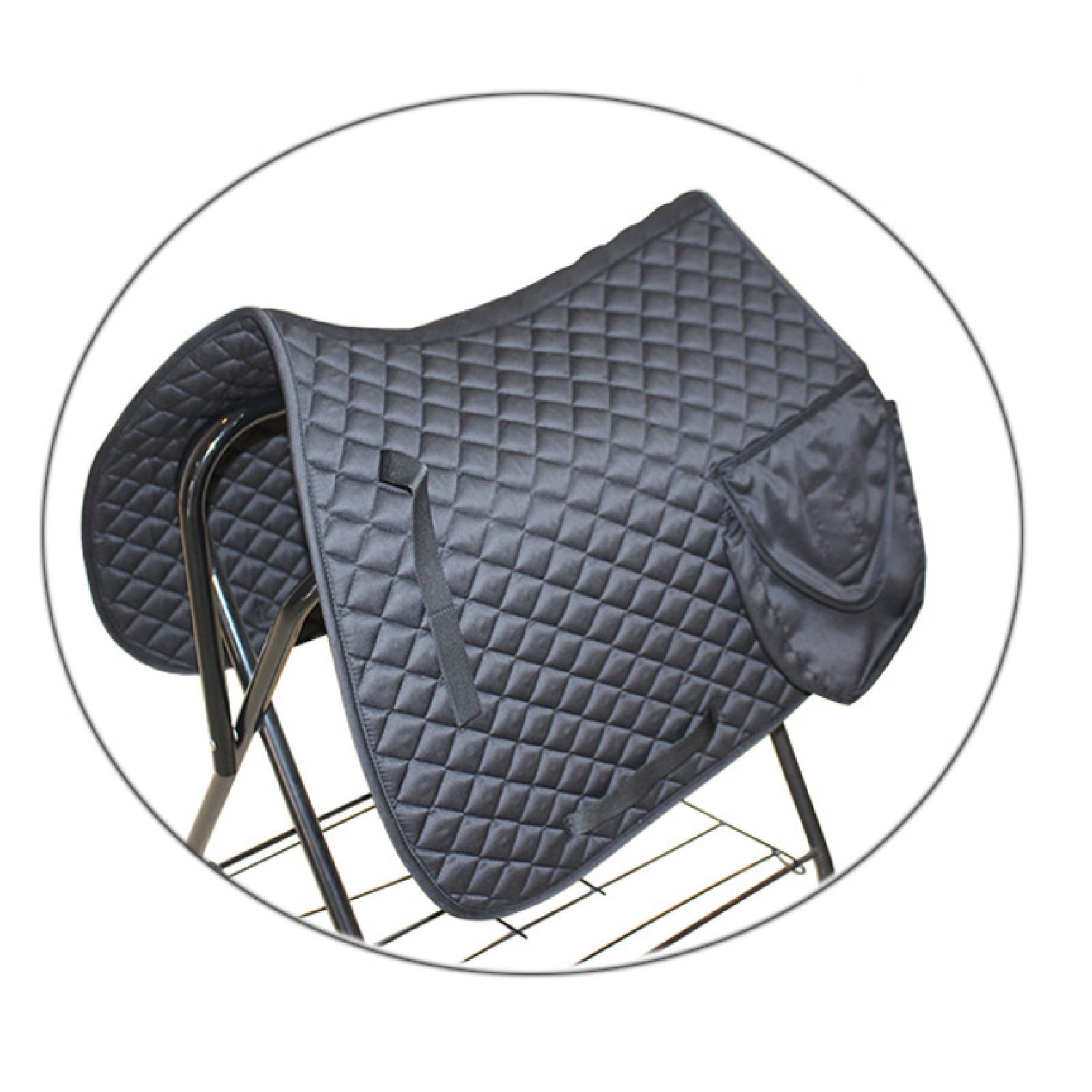 Funda Para Montar Caballo Sin Silla, MáScara Contra Insectos Con Orejas Funda De Silla Inglesa De Uso General, para PrevencióN De Lesiones CojíN Transpirable HipoalergéNico Y Absorbente De Impactos