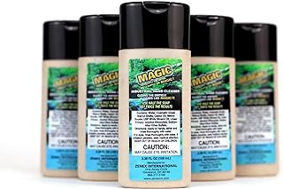 Zenex Magic Hand Soap - Industrial Hand Cleaner for Auto Mechanics/Shop Soap/Walnut Shell Scrubbers to Remove Grease, Oil, Ink & Paint/Moisturizing Ingredients / 100 ml (5 Pack)