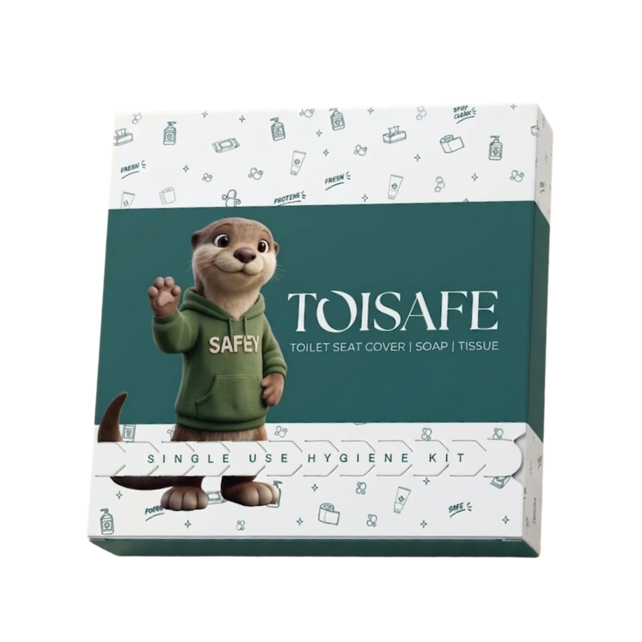10 Units | Single Use Public Toilet Hygiene Kit with Seat Cover, Soap and Tissue-image-41