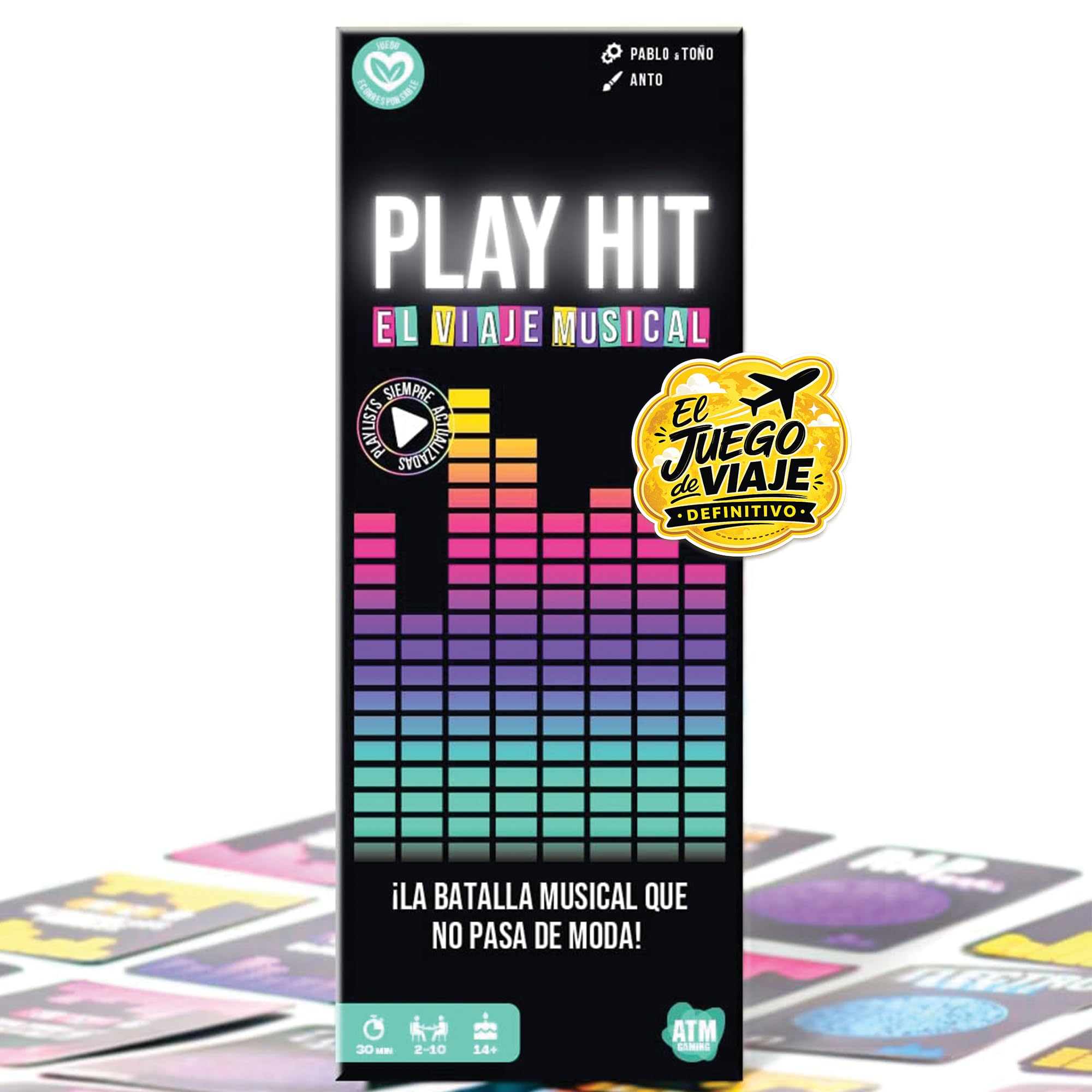Play Hit - Juegos de Mesa para Adultos, Amigos y Familia - Ideal para Reuniones y Fiestas con Buen Tiempo - Música en Español