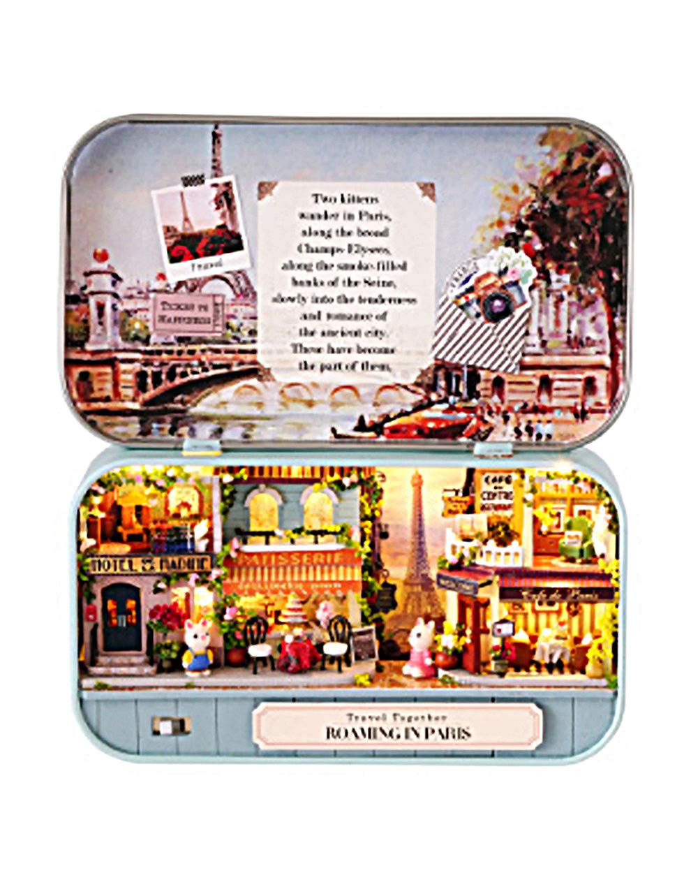 リトルスワロー ミニチュア ドールハウス(カフェ ド パリ)