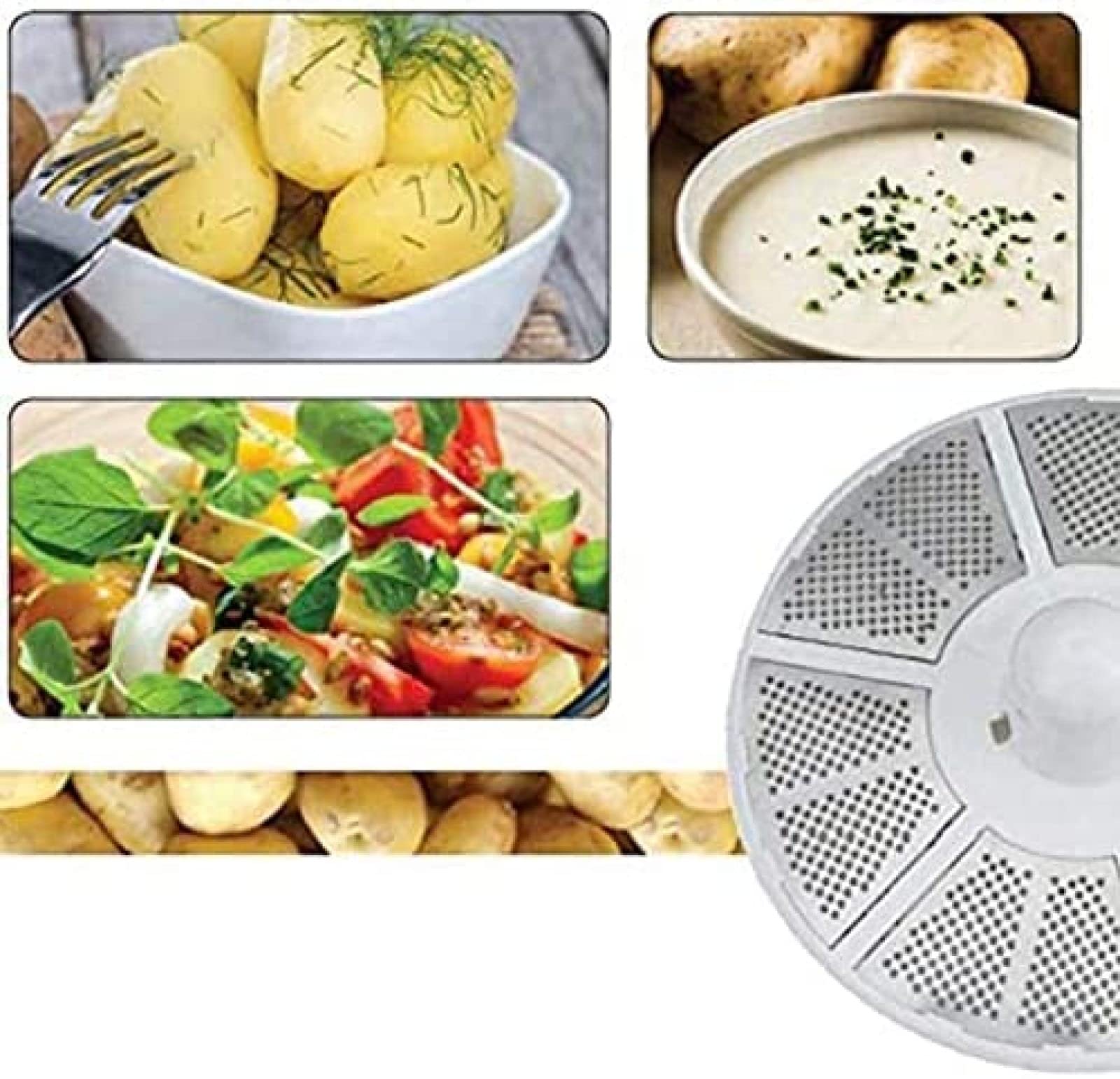 Machine à éplucher les pommes de terre électriques, machine à éplucher les pommes de terre multifonctionnelle et rotative mécanique, machine à éplucher les pommes de terre à un bouton