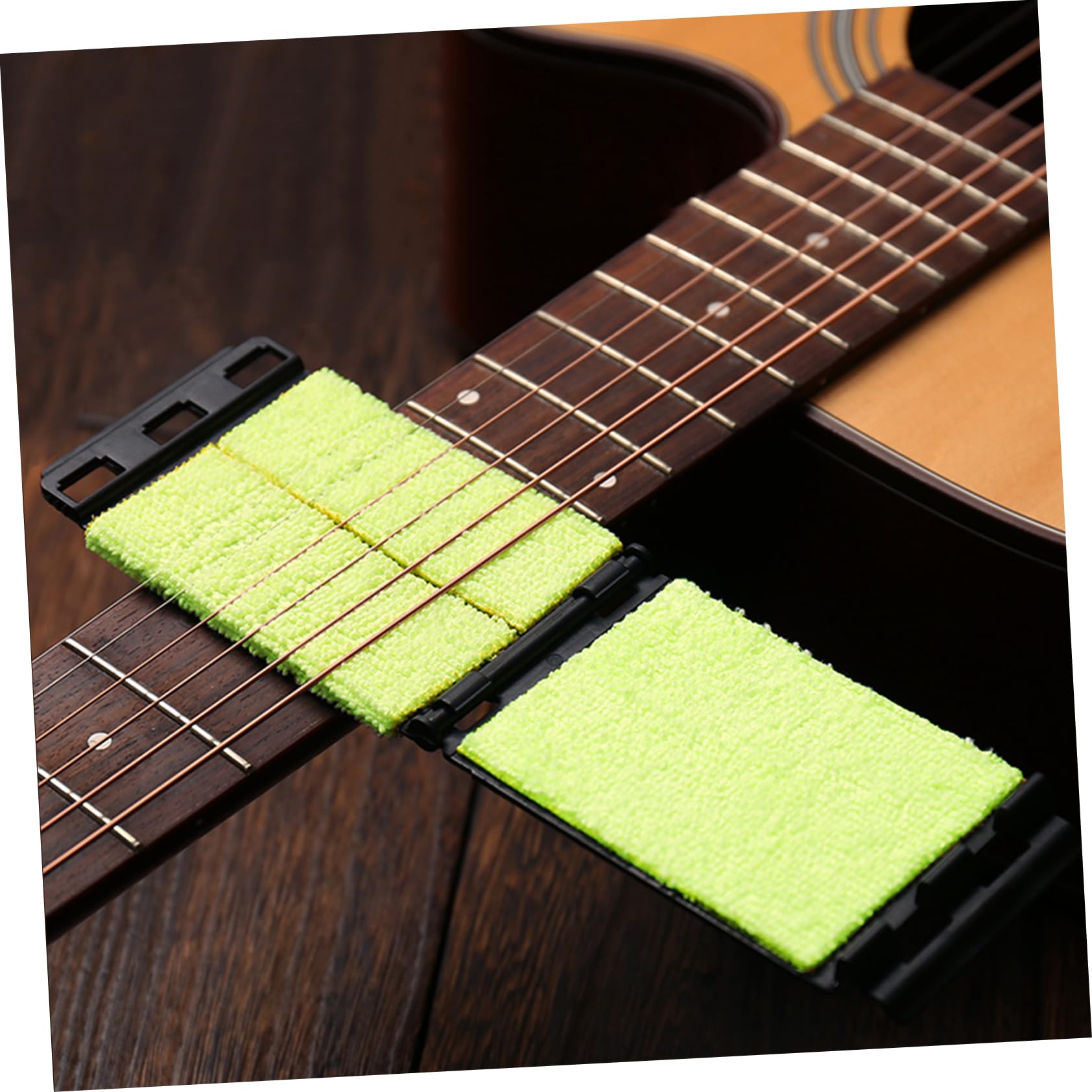 HEMOTON 3 Set Di Strumenti Per La Manutenzione Della Chitarra Pulitore Per Corde Della Tastiera Della Chitarra Spazzola Per Corde Della Chitarra Per Musicisti 2 Pezzi * 3