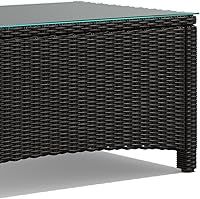 Vista 3 de Glenwillow Home Mesa de centro rectangular para exteriores Alvory