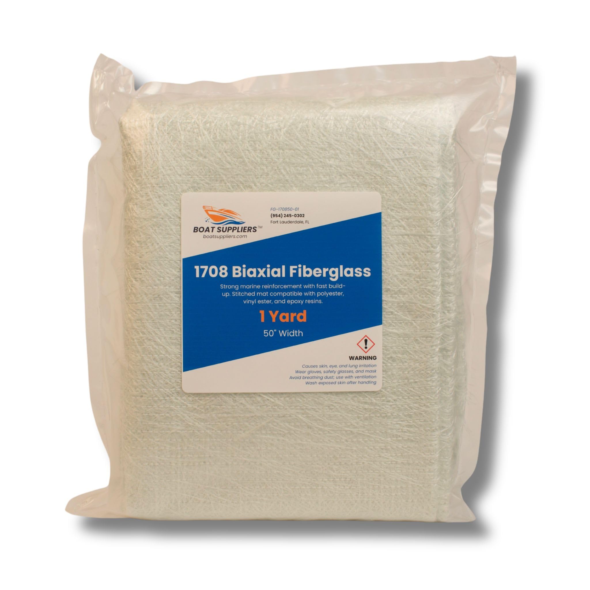 Biaxial Fiberglass Cloth - 1 Yard Pack -1