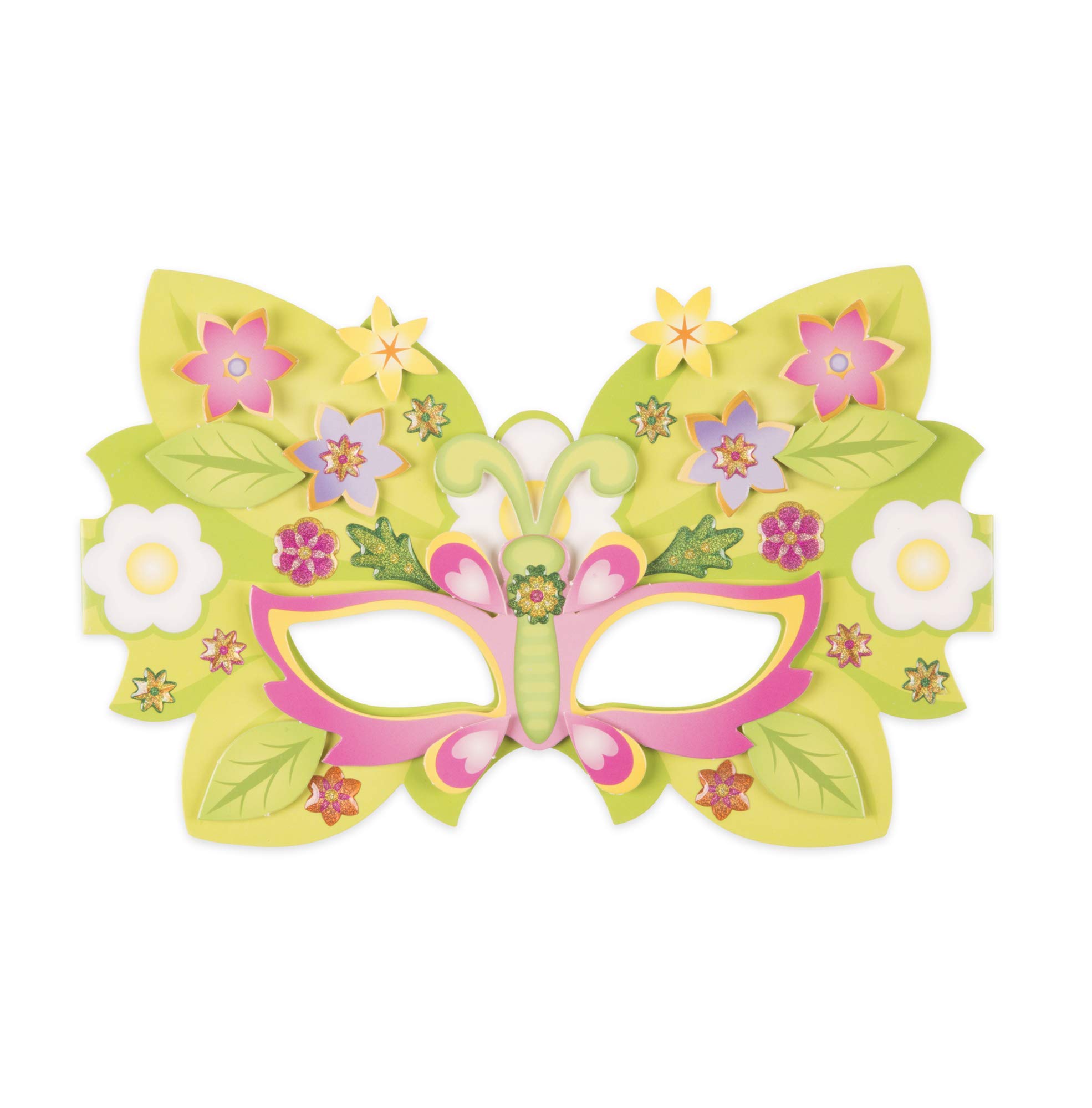Melissa & Doug Created by Me! Princess Collection Paper Craft Kit (2 Wands, 2 Tiaras, 2 Masks, 2 Purses)