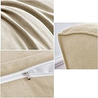 Vista 5 de Almohada triangular para sofá cama, almohada triangular cómoda para cabecera de lectura, respaldo de cuña, cojín de apoyo lumbar para cuello y Azul