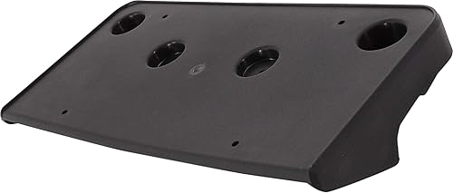 Miniatura 3 de Evan Fischer Soporte para placa de matrícula compatible con Chevrolet Equinox 2016-2017, negro texturizado frontal GM1068197