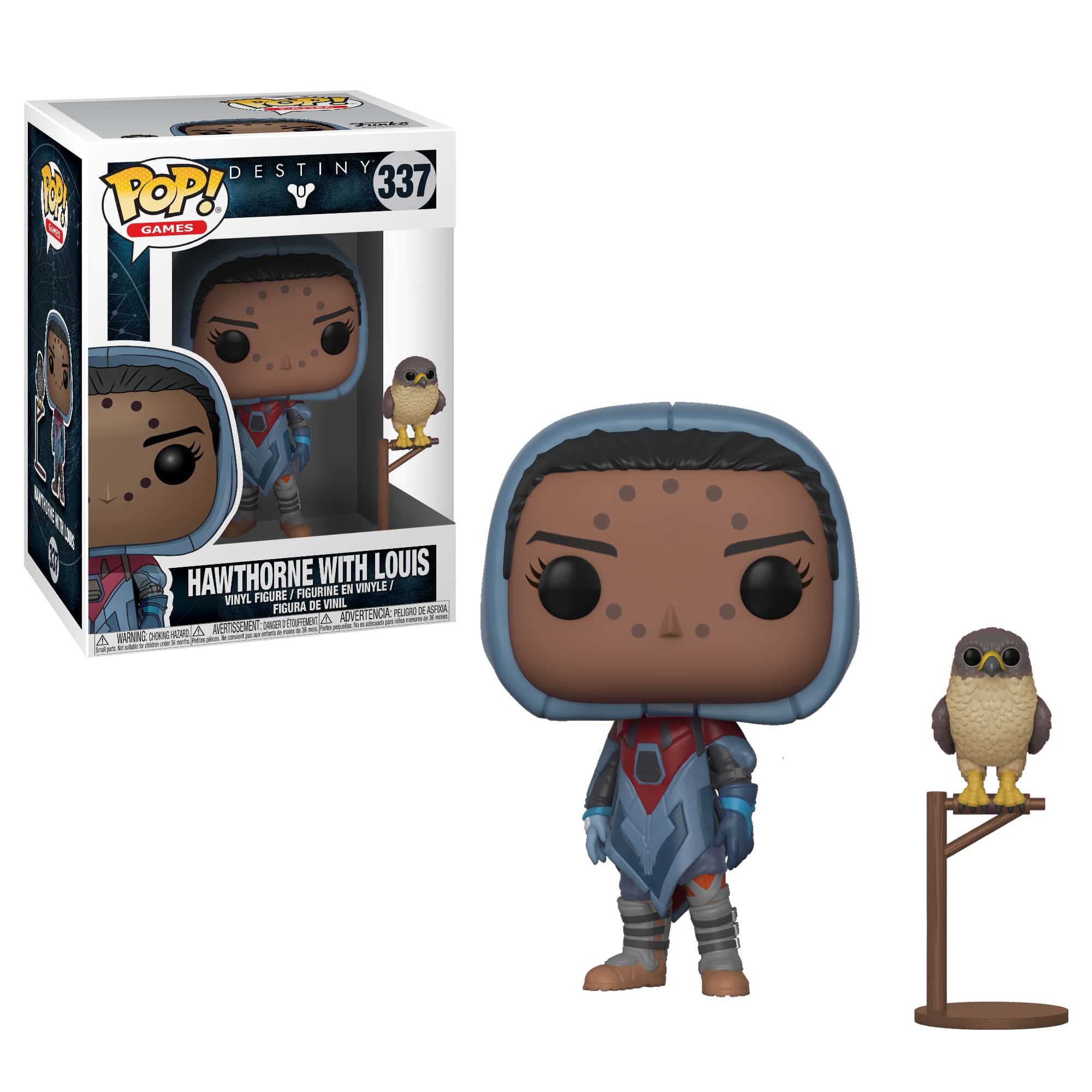 Destiny 30106 Games Hawthorne with Hawk Pop Vinyl Figure