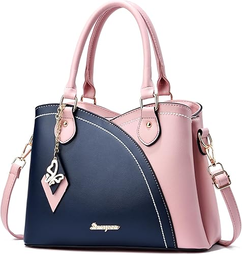 Miniatura 21 de Bolsos y carteras con asa superior, bolsas de hombro, bolsos mensajeros y de mano para damas 1-2-vino,1-1-caqui,1-2-vinos,1-3-rosa,1-5-azul,1-5-lp
