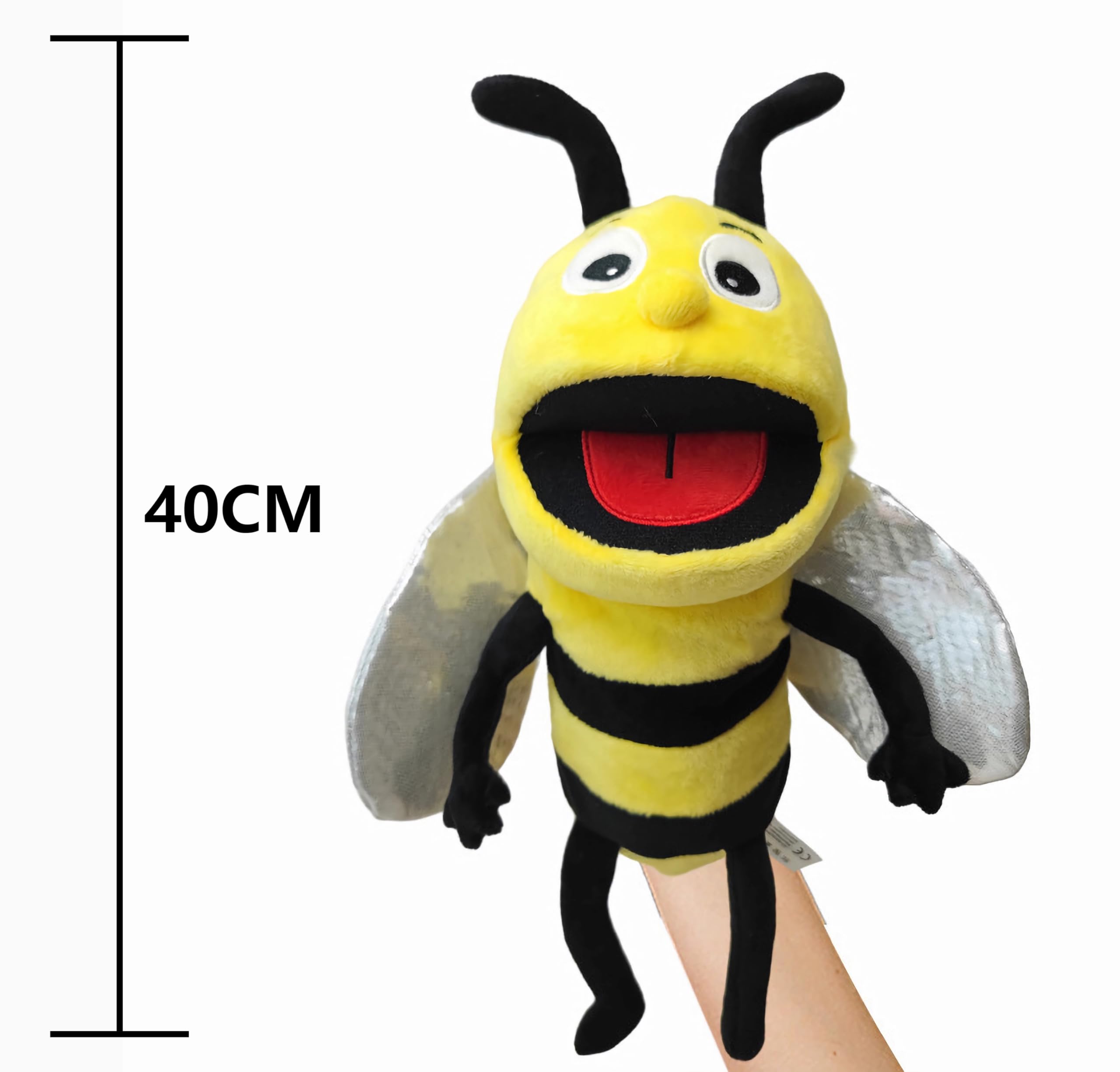 Marionetas de Mano de Insectos para niños,Incluye Abejas, Mariposas, libélulas, etc. con Bocas Abiertas móviles, Contar Cuentos,Regalos de cumpleaños - 5