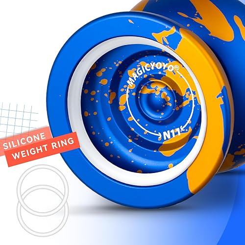 Miniatura 6 de MAGICYOYO N11 Yoyo Yoyo profesional sin respuesta para niños, Yoyo Pro Metal para adultos avanzado, rodamiento sensible de repuesto de doble