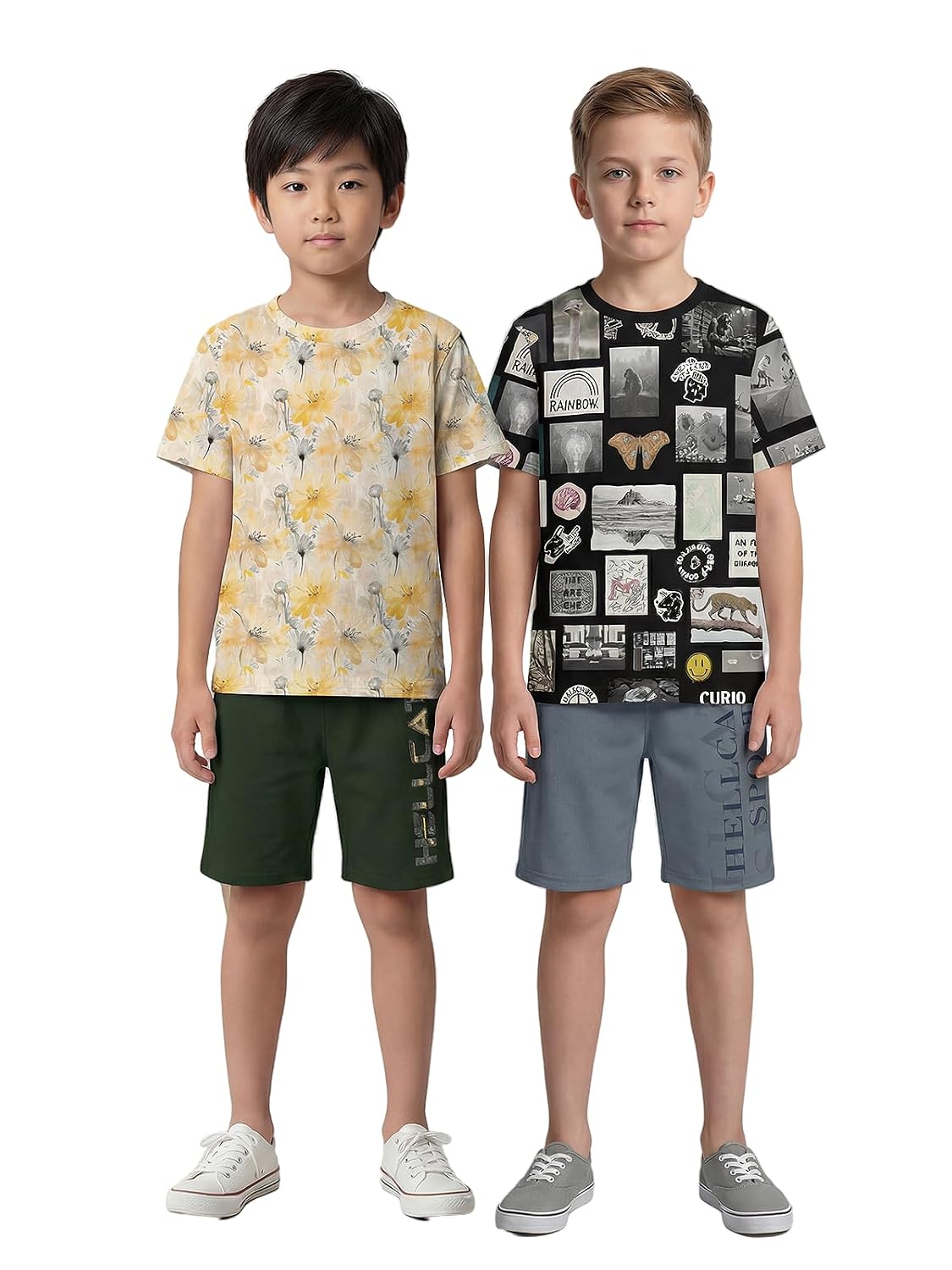 HELLCAT Boys T-Shirt and Shorts Set | 3–16 Years | Half Sleeve | Printed | Clothing Set | Co-Ord Set - Review, Price and Buying Guide