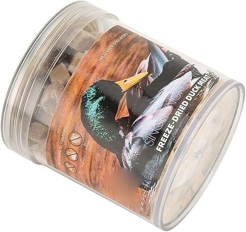 Miniatura 6 de Pwshymi Golosinas de pato liofilizadas para perros y gatos, alimentos liofilizados para mascotas, alimentos liofilizados para mascotas, alimentos